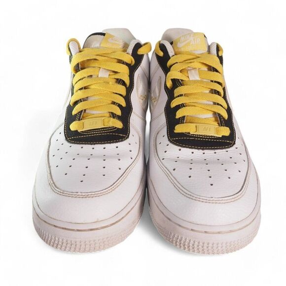 Nike Air Force 1 '07 LV8 'Gold Links Zebra Print' Sneakers DH5284-100 Men's 11.5 - Picture 3 of 13
